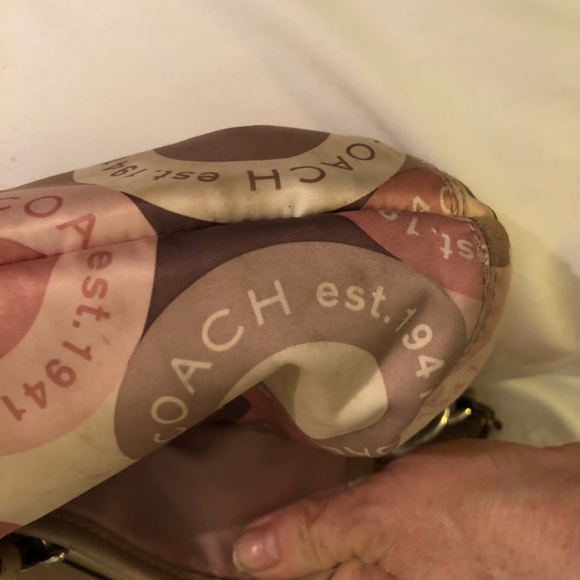 Authentic coach, signature, shoulder bag - Picture 2 of 7